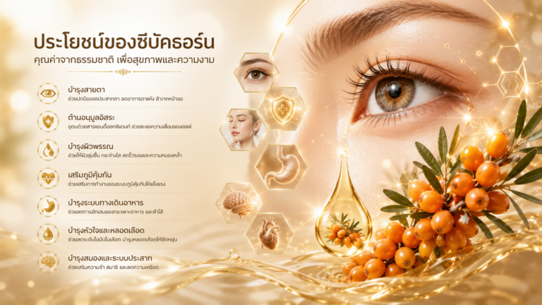 ซีบัคธอร์น (Sea Buckthorn): ไอเทมลับฉบับเพื่อนสาว กู้ร่างพังจากหน้าจอ สู่ผิวโกลว์และดวงตาใสปิ๊ง